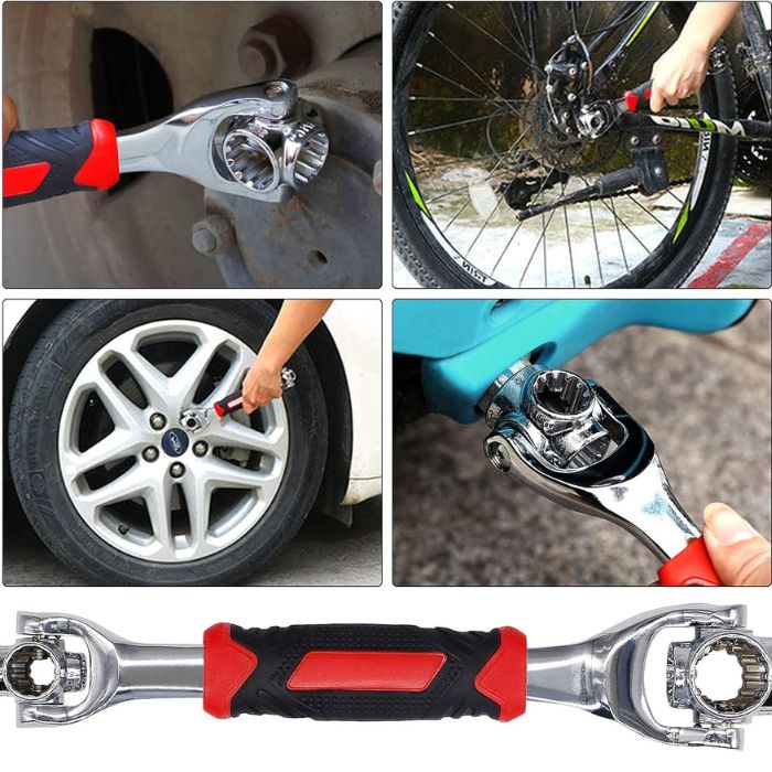 MultiFunction Wrench Tool with 360 Degree Rotating Head - Image 2